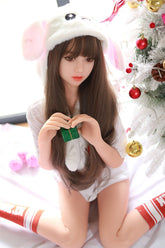 148 cm long hair Asian sex doll young woman